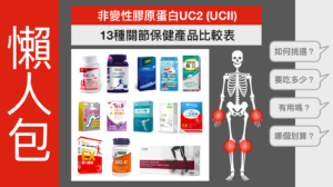 關節保健產品比較_UC2推薦_非變性膠原蛋白_UCII