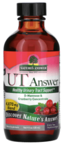 Nature's Answer_UT Answer_D-甘露糖和蔓越莓濃縮物_泌尿道感染_私密處保養_保健食品